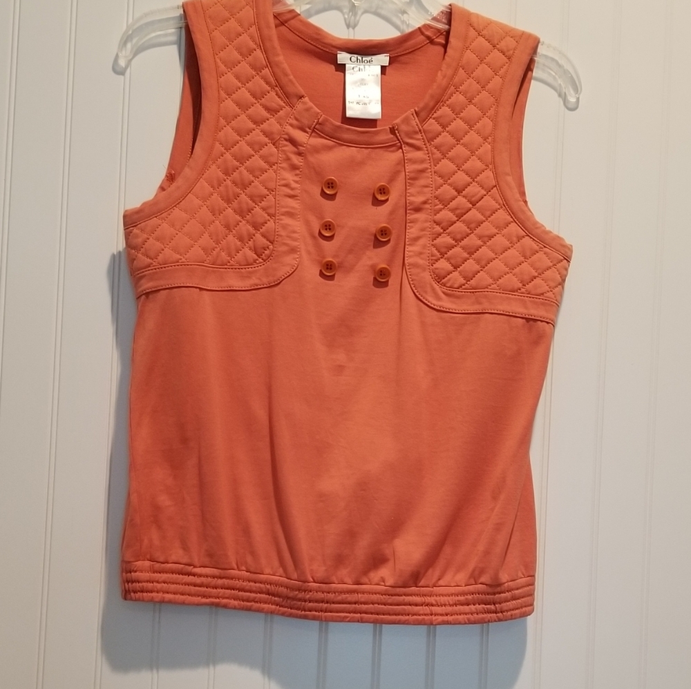Chloe xs clay colored top